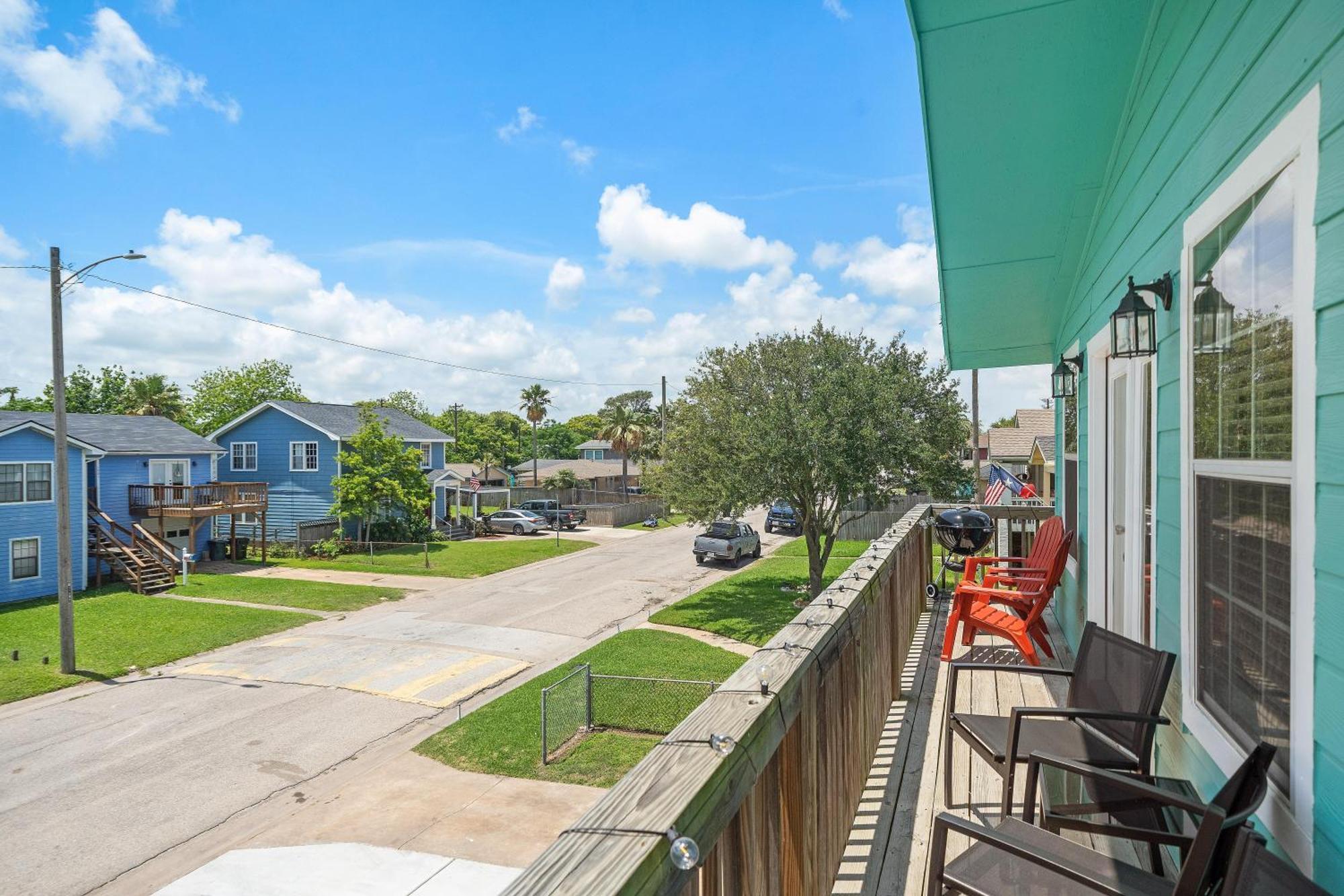 Nr Beach Pier Oasis Game Tables Yard Bbq Galveston Exterior foto